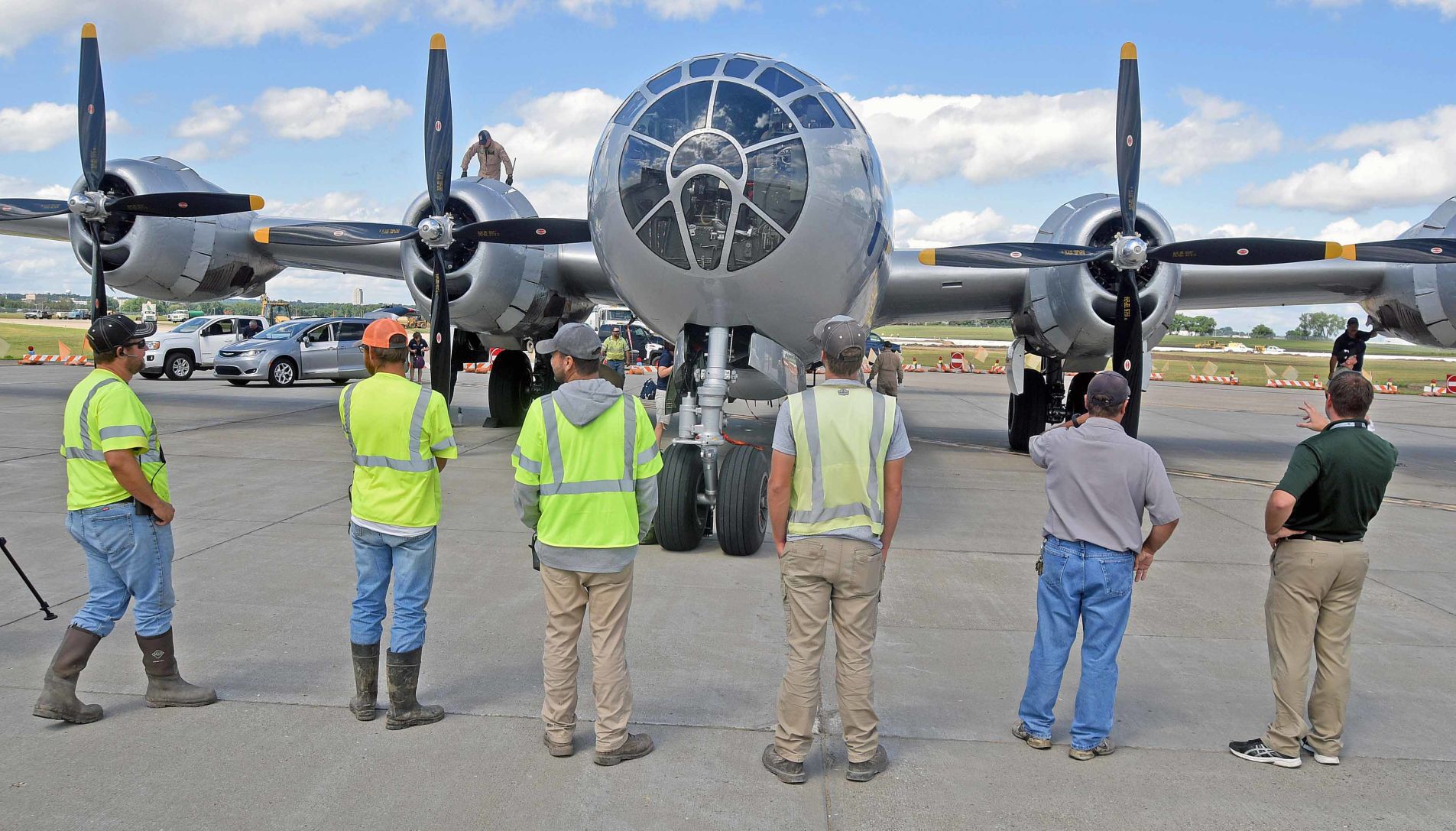 The Boeing B-29a bomber named "FiFi"
